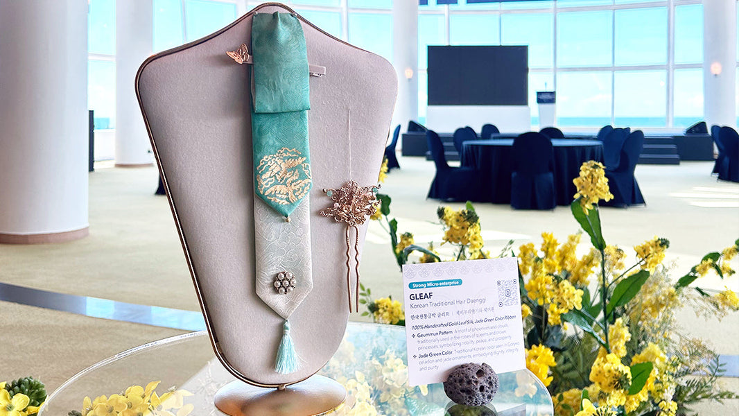 Korean Gold-Leaf Hairpin by GLEAF Selected as Korea’s Representative Product at 2025 APEC SME Meeting