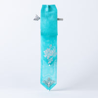 GLEAF jade green peony hairpin with silver leaf detail – handmade Korean traditional accessory