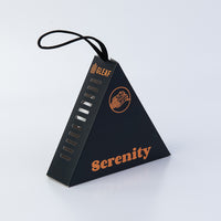 Traditional Korean tiger motif fragrance sachet in black with gold-leaf stamping – woody scent by GLEAF