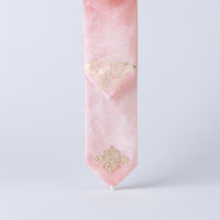 Elegant 100% silk Korean hair bow with gold butterfly design – artisan-made by GLEAF