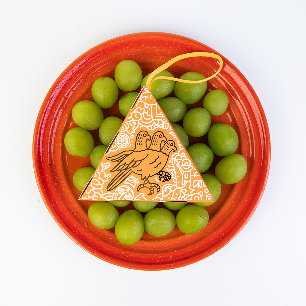 Handcrafted Korean eagle design sachet – citrus fragrance pouch for home or car