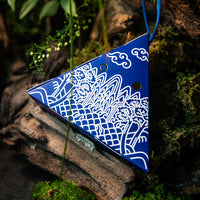 GLEAF Irwolobongdo motif fragrance sachet in blue with wet forest scent – made in Korea