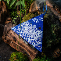 Luxury Korean scented sachet – Irwolobongdo design, blue color, made in Korea by GLEAF