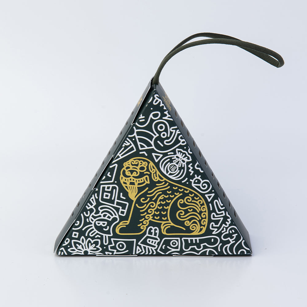 GLEAF Haetae motif fragrance sachet in green with wildflower scent – made in Korea