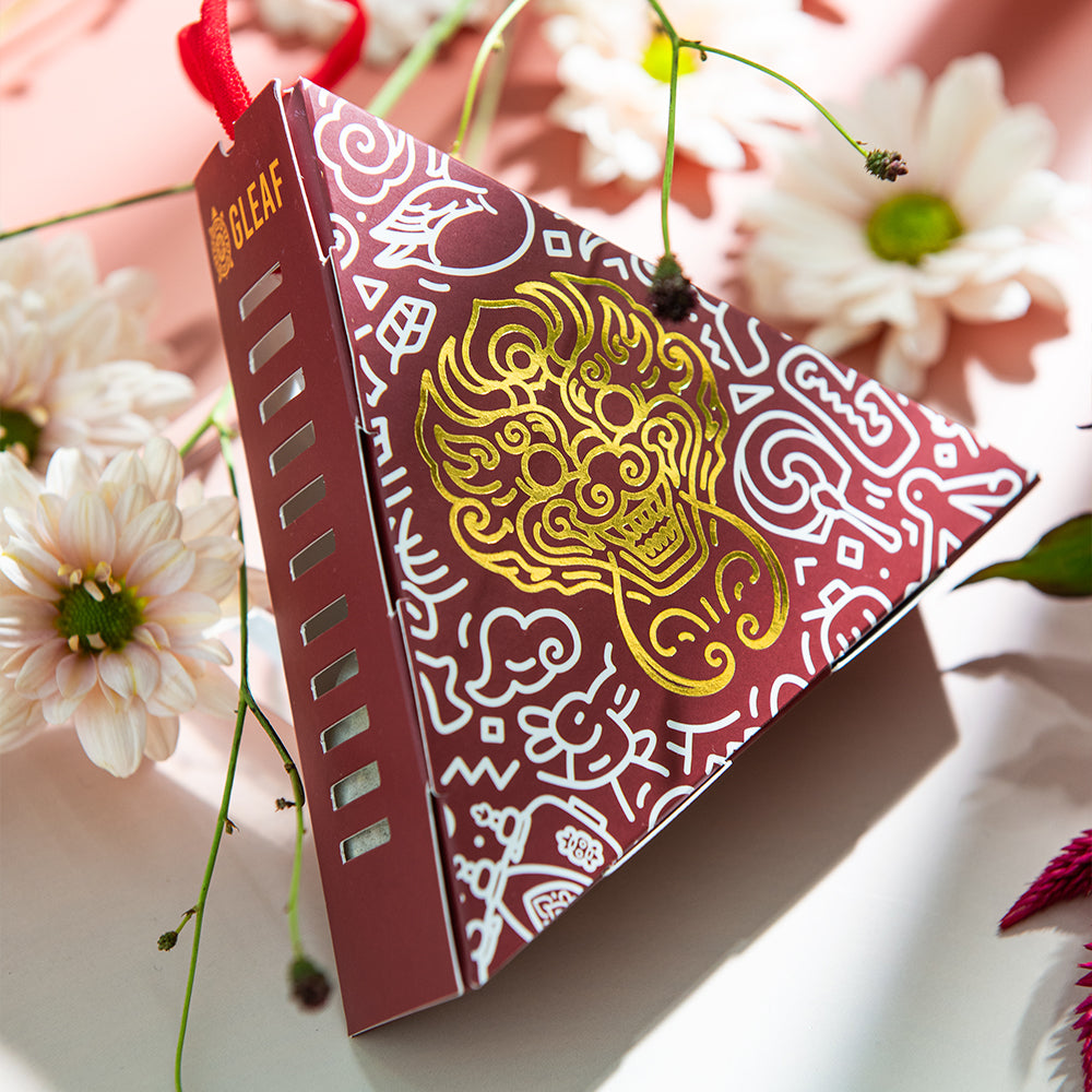 Traditional Korean Fragrance Sachet – Dragon Motif Floral Scent – GLEAF