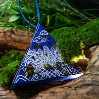 Luxury Korean scented sachet – Irwolobongdo design, blue color, made in Korea by GLEAF