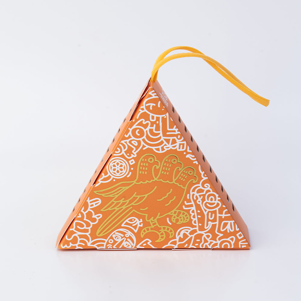 GLEAF eagle motif fragrance sachet in orange with citrus scent – made in Korea